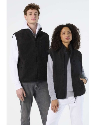 SOL-04041-Unisex Sherpa Bodywarmer Fury
